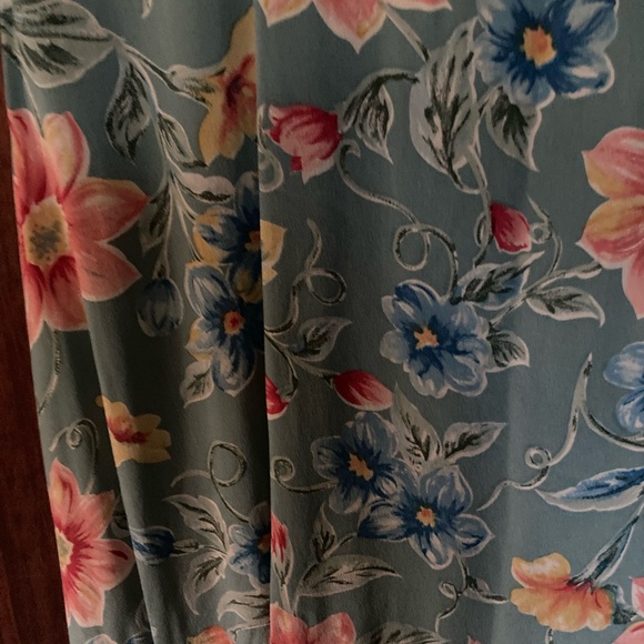 Pure silk formal sleeveless Talbots floral pastel dress (new) - Picture 3 of 9